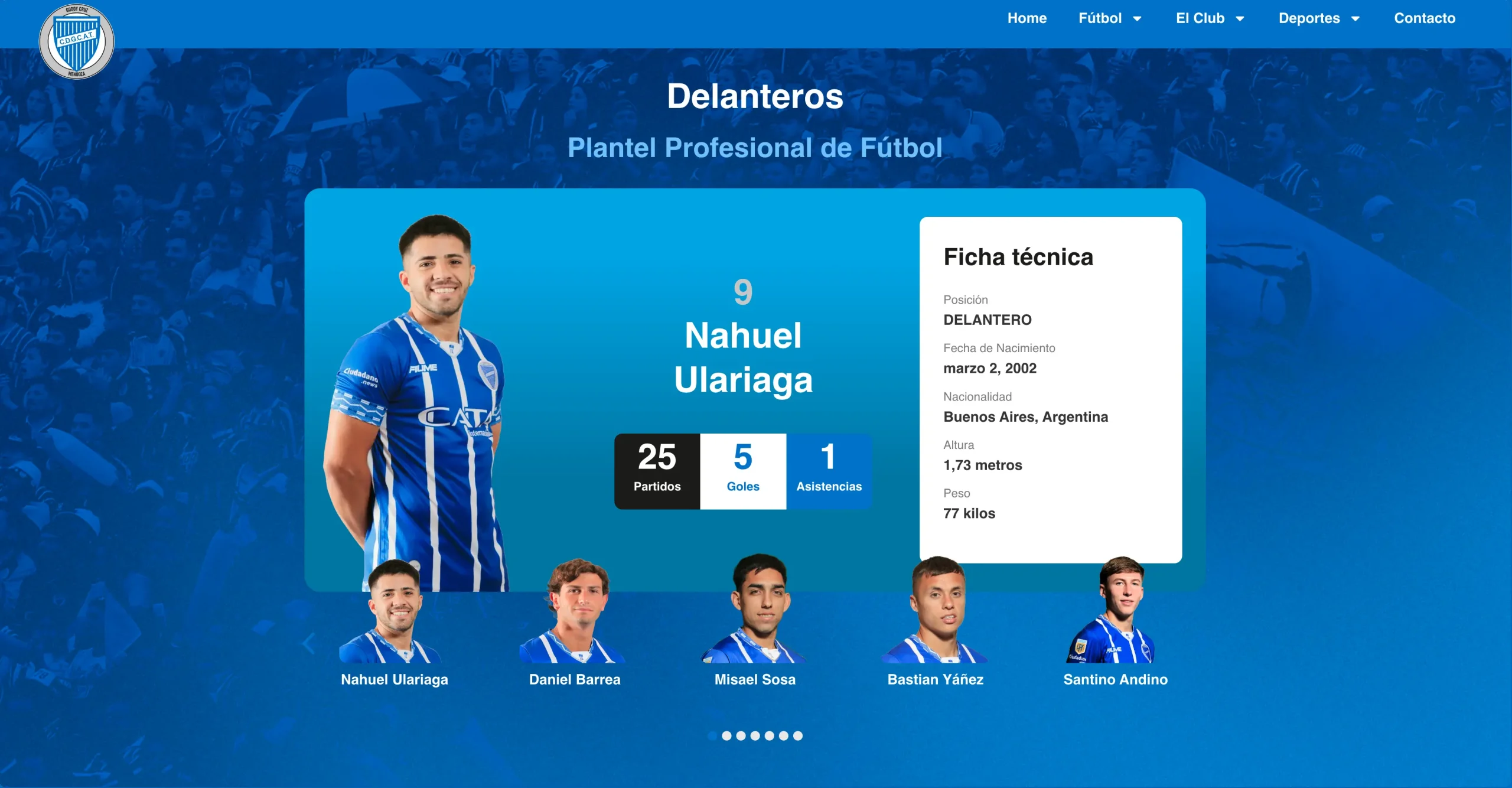 Club Deportivo Godoy Cruz Antonio Tomba
